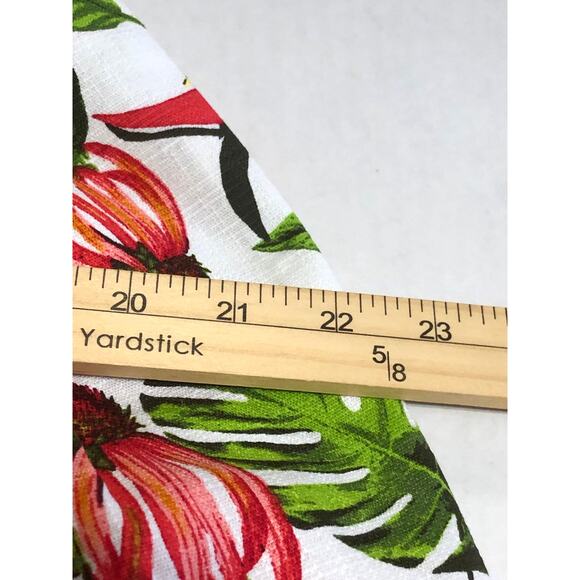 Eva Mendes New York & Co. Maddie Skirt Floral Red A Line Pleated Size 10 New - Picture 9 of 10